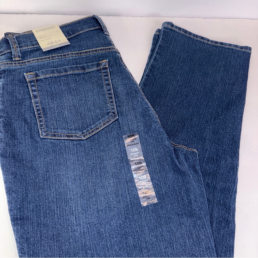 🆕 On 34th Women Blue Jeans Skinny Leg - High Rise- Size 14 🆕